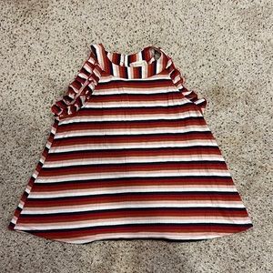 Altar’d State stripe ruffle tank top